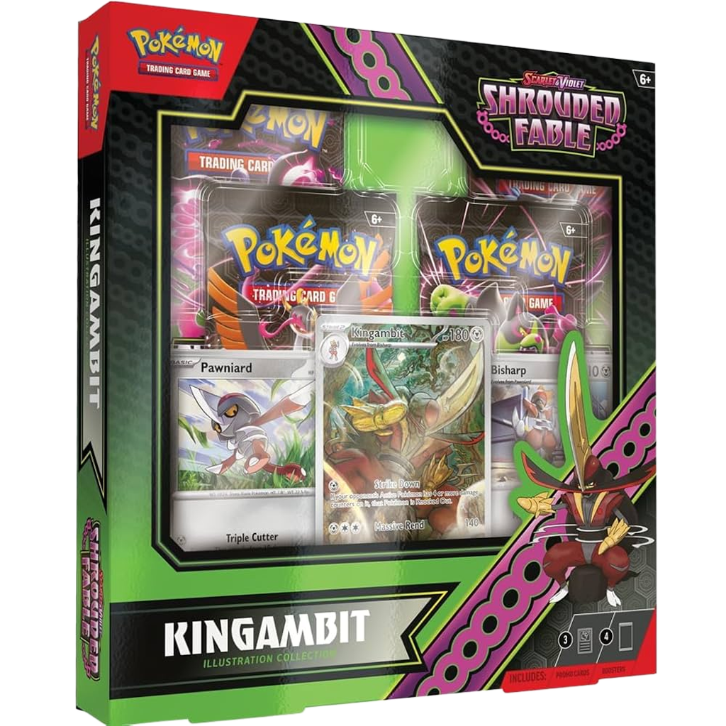 Pokémon Shrouded Fable Kingambit Collection box Ghost Cards