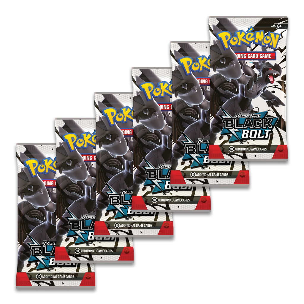 Pokémon: SV10.5 Black Bolt Booster Bundle Ghost Cards