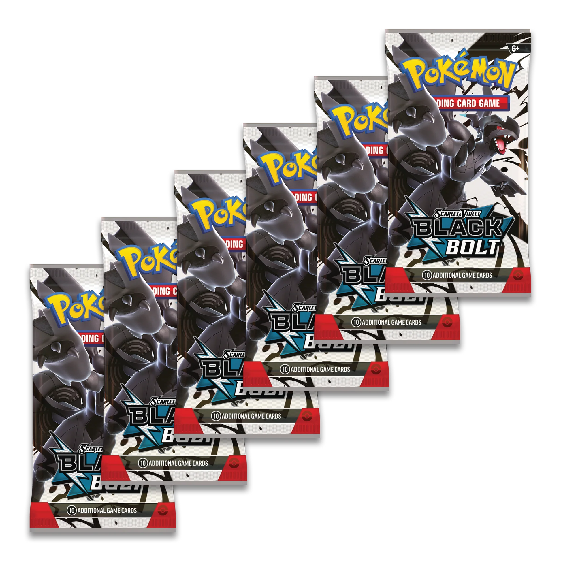 Pokémon: SV10.5 Black Bolt Booster Bundle Ghost Cards