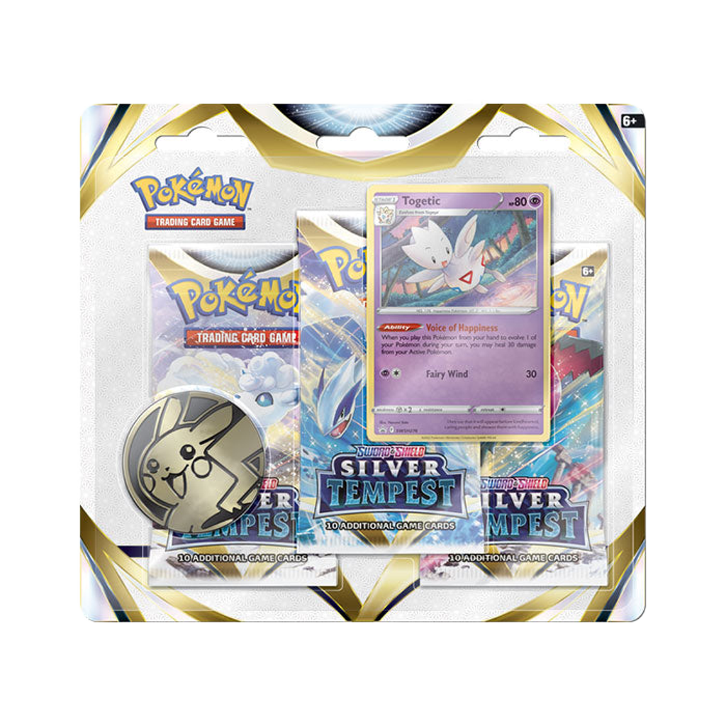 Pokémon 3-pack blister Silver Tempest Ghost Cards