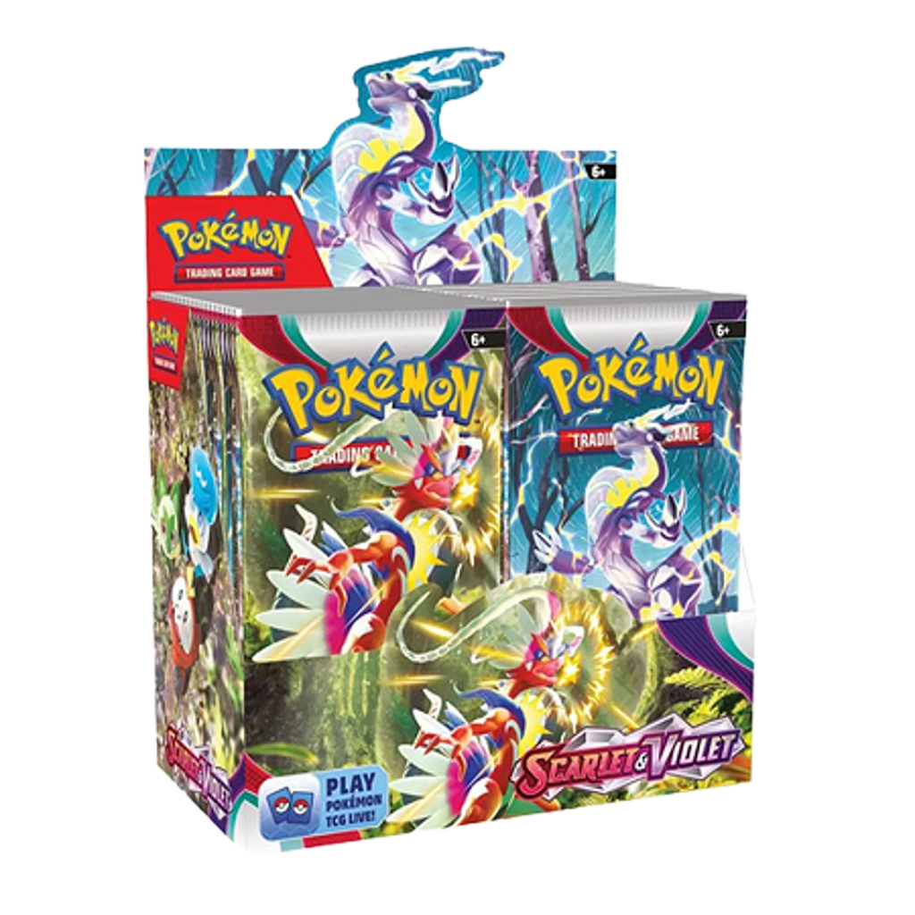 Pokémon Booster Box Scarlet & Violet Base Ghost Cards