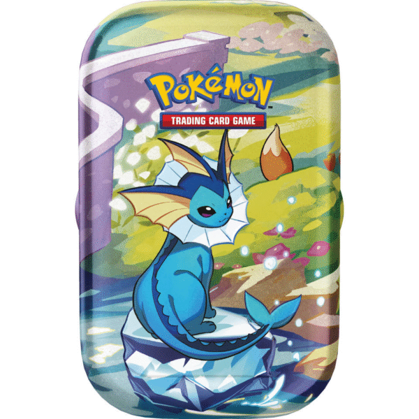 Pokemon Mini Tin Prismatic Evolutions (Vaporeon)